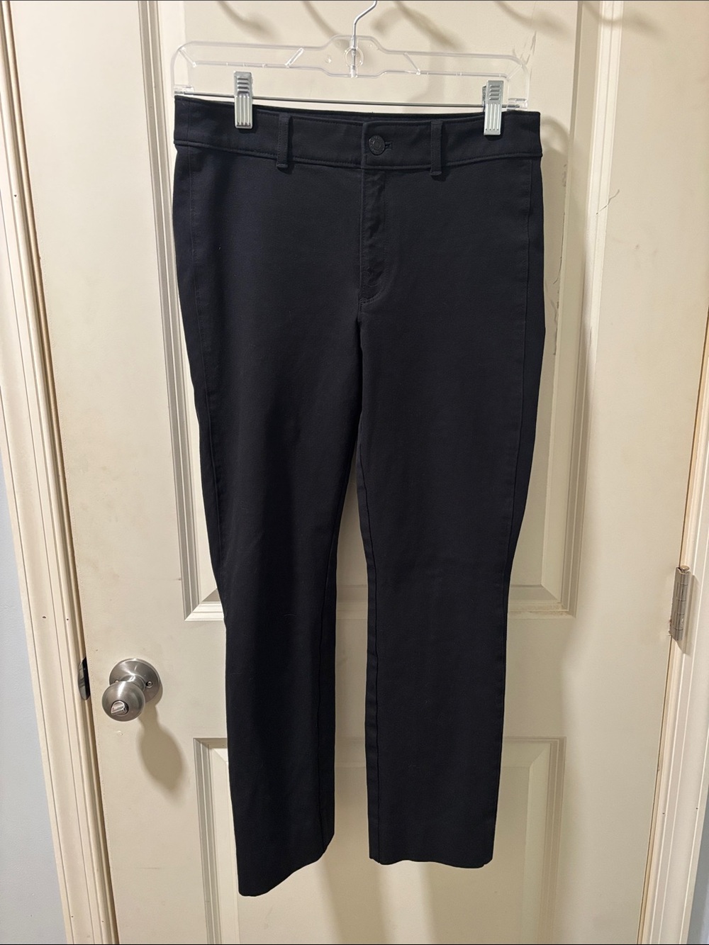 Ayr All Year Round Womens 29 Stretch Pants Cotton Blend Black